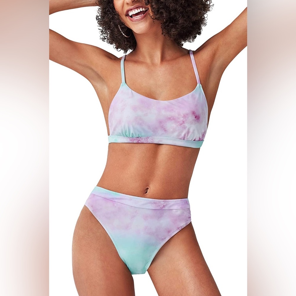 Cupshe Pastel Tie-Dye Bikini Set